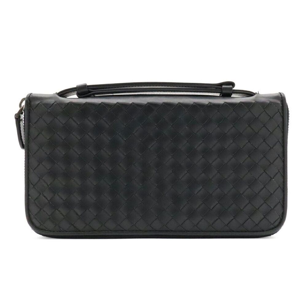 Bottega Veneta Intrecciato Zip-Around Long Wallet